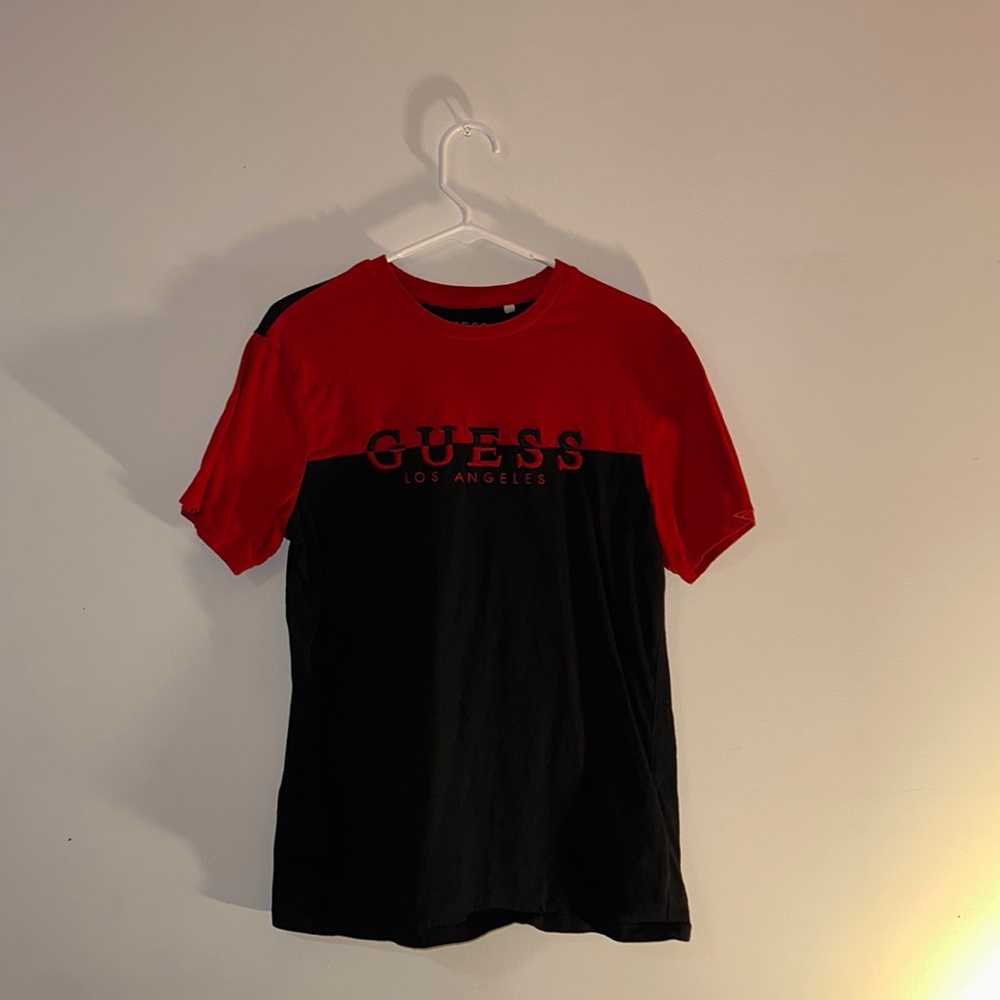 Red and Black GUESS Shirt